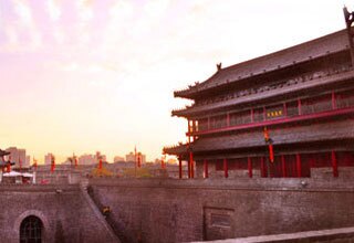 Xian City Wall Sunset