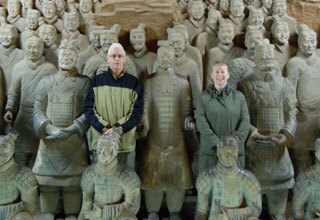 Tourists with Terracotta Warriors