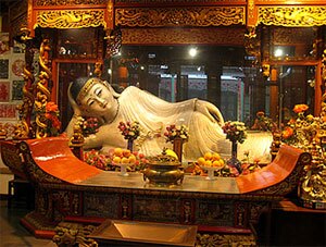 Reclining Buddha of Jade Buddha Temple